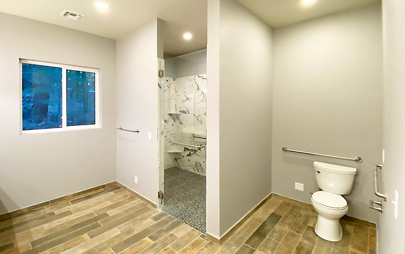 ADA style residential bathroom in Flagstaff