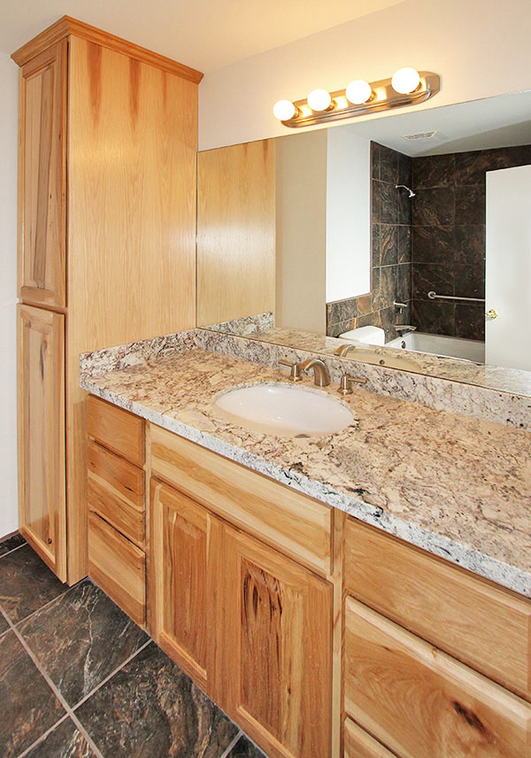 Guest Bathroom remodel at a home in Flagstaff Arizona