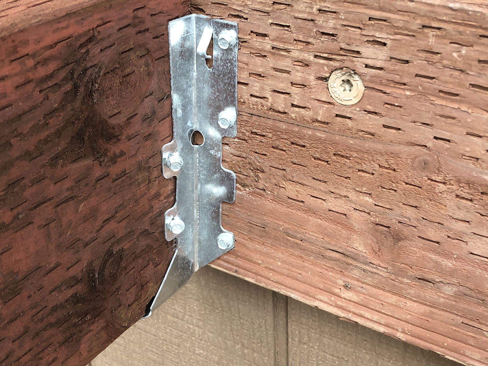 Simpson Strong-Tie joist hangers and timber screws