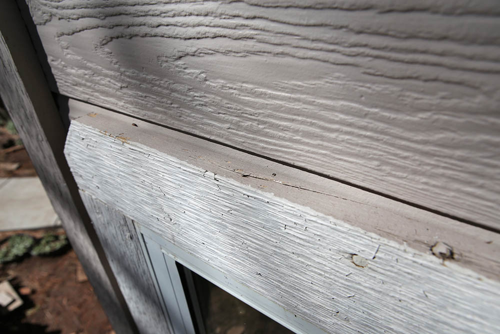 Before painting Exterior Trim before being prepped for paint