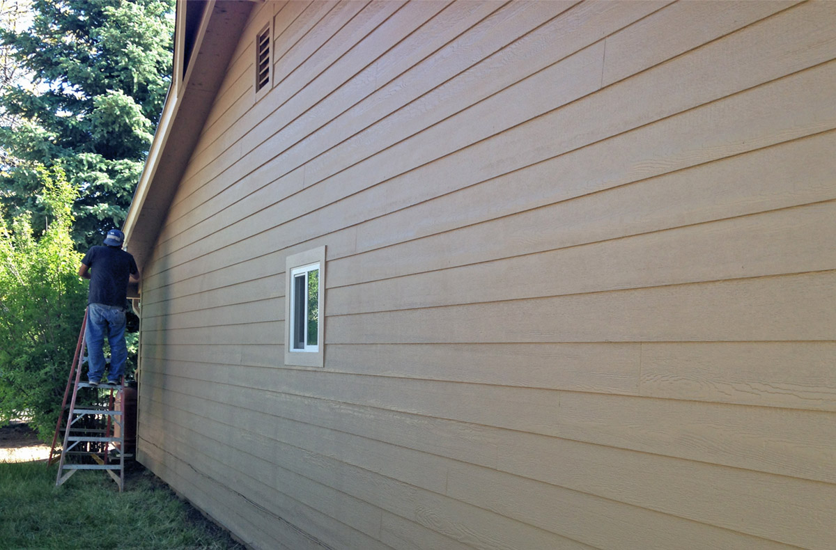 LP SmartSide lap siding installed on a home in Flagstaff Arizona