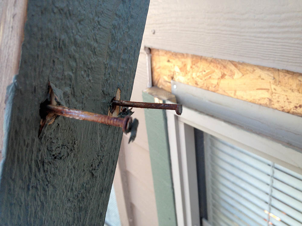 improperly installed siding and trim in Flagstaff